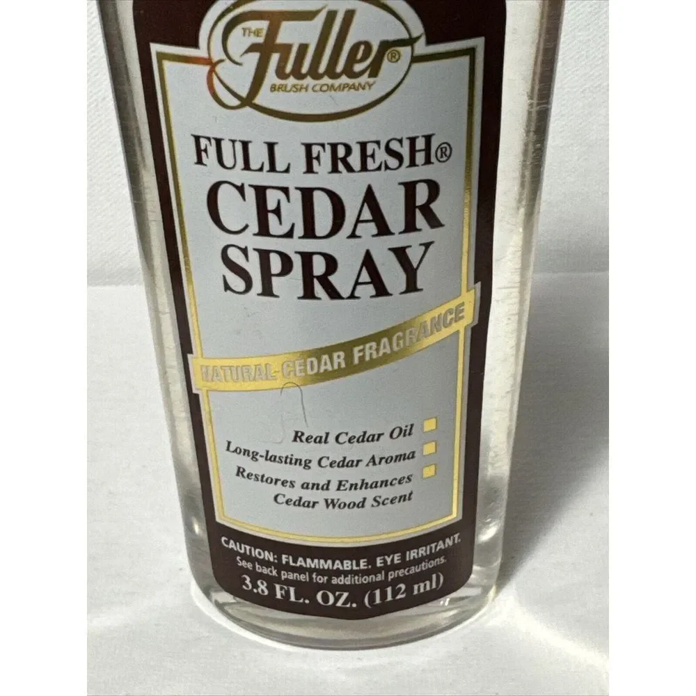 Fuller Brush Company Full Fresh Cedar Spray 3.8 fl. oz. / 112 ml.‎ With Cap NEW